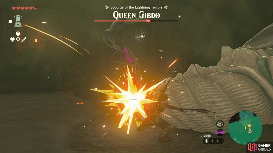 Make the most of whilst she&rsquo;s down and get in some attacks!