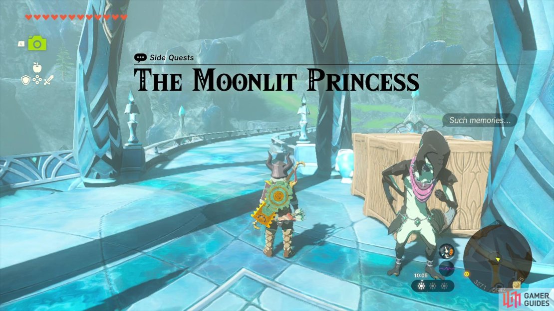 You can begin the Moonlit Princess in Zora&rsquo;s Domain.