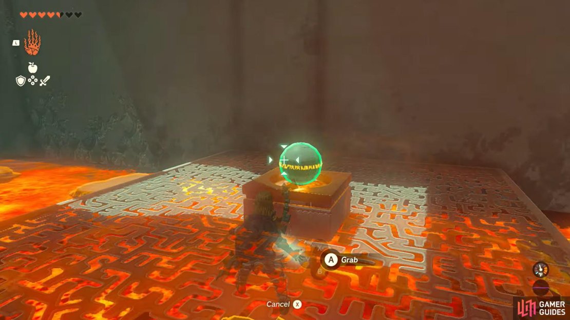 Picking up the required ball