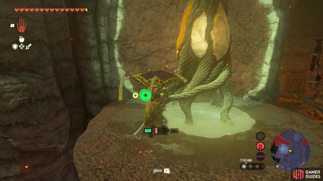 The Cugukaram Lightroot can be tricky to find, as it&rsquo;s on a ledge.