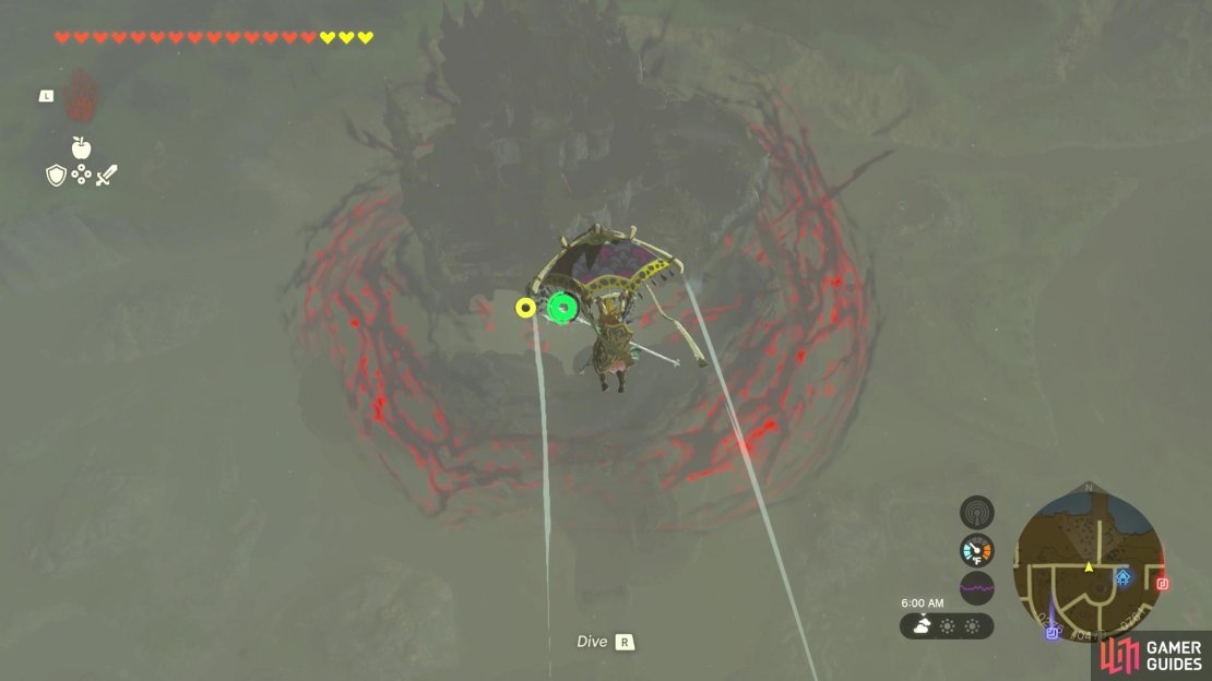 You&rsquo;ll need to glide through the air to reach Hyrule Castle.