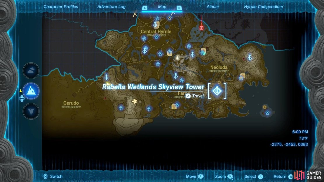 Start off by using this tower to get into the sky