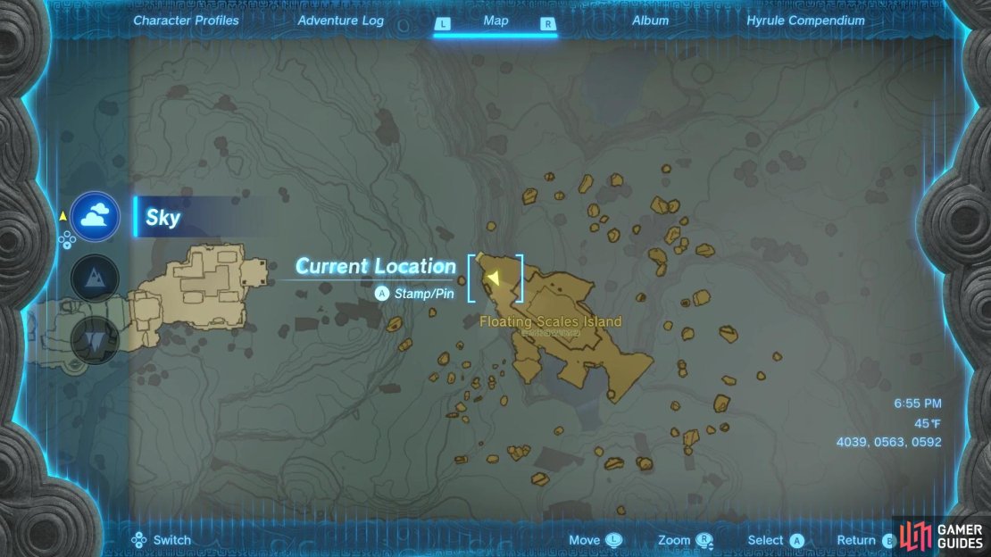You&rsquo;ll be going to Floating Scales Island for this quest.