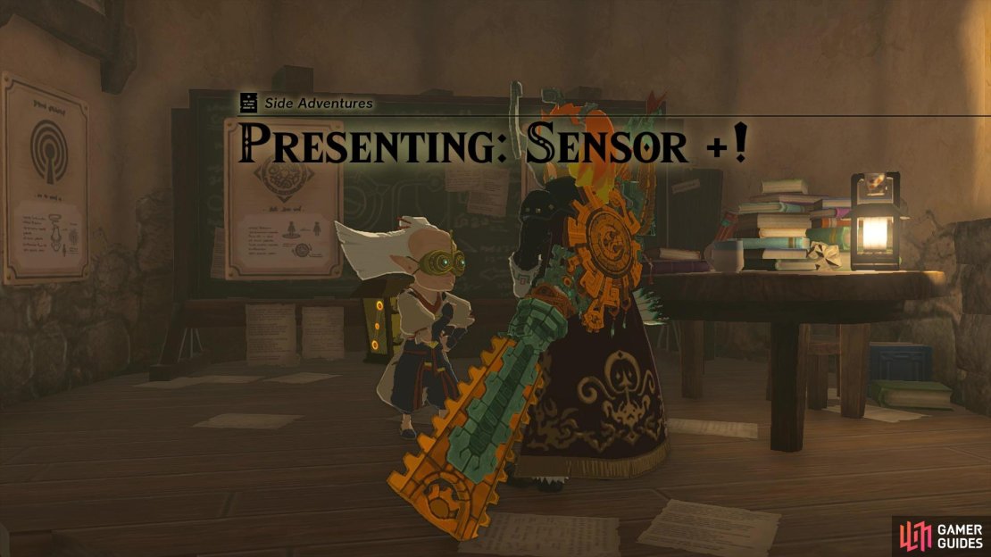 You can get the Sensor + quest at the same time as Travel Medallion and Hero&rsquo;s Path Mode.