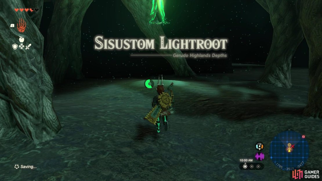 The Lightroot is found on top of the labyrinth.