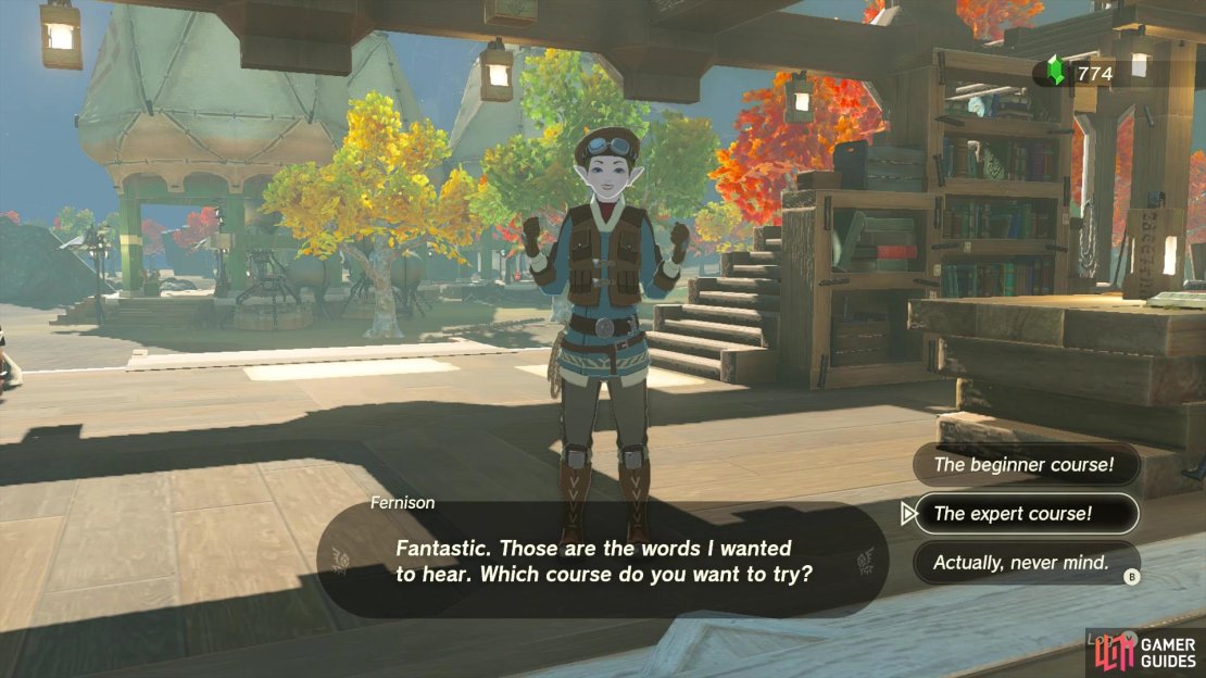 You will be offered an Expert Course after finishing the side quest.