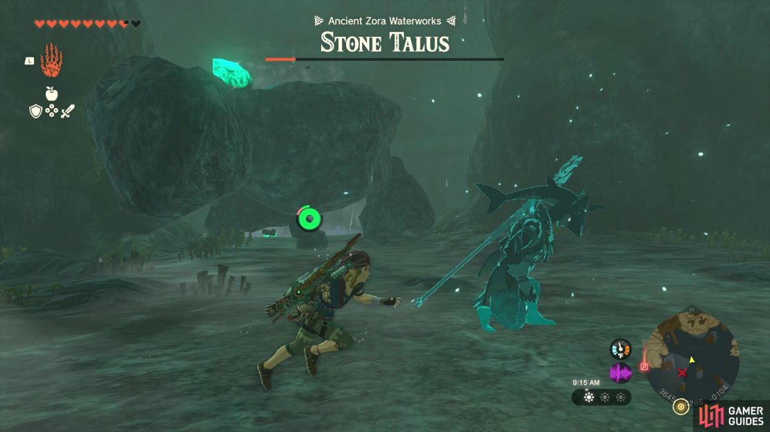 There&rsquo;s an optional Stone Talus miniboss here.