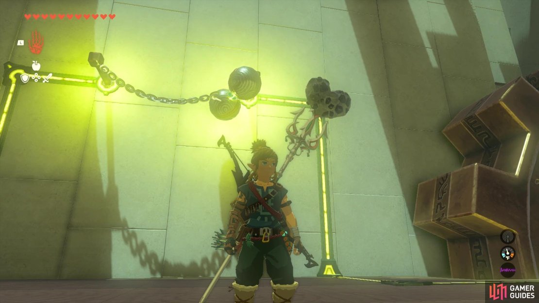 Attach the first two balls together to complete the circuit.
