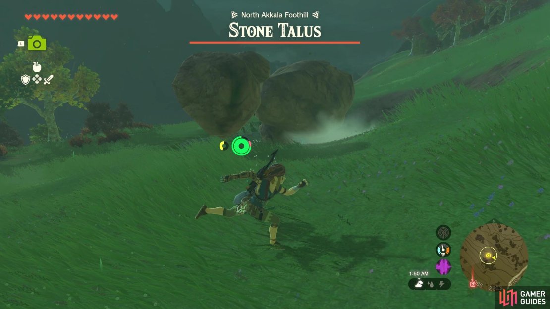 Be careful when the Talus throws its hand at you.