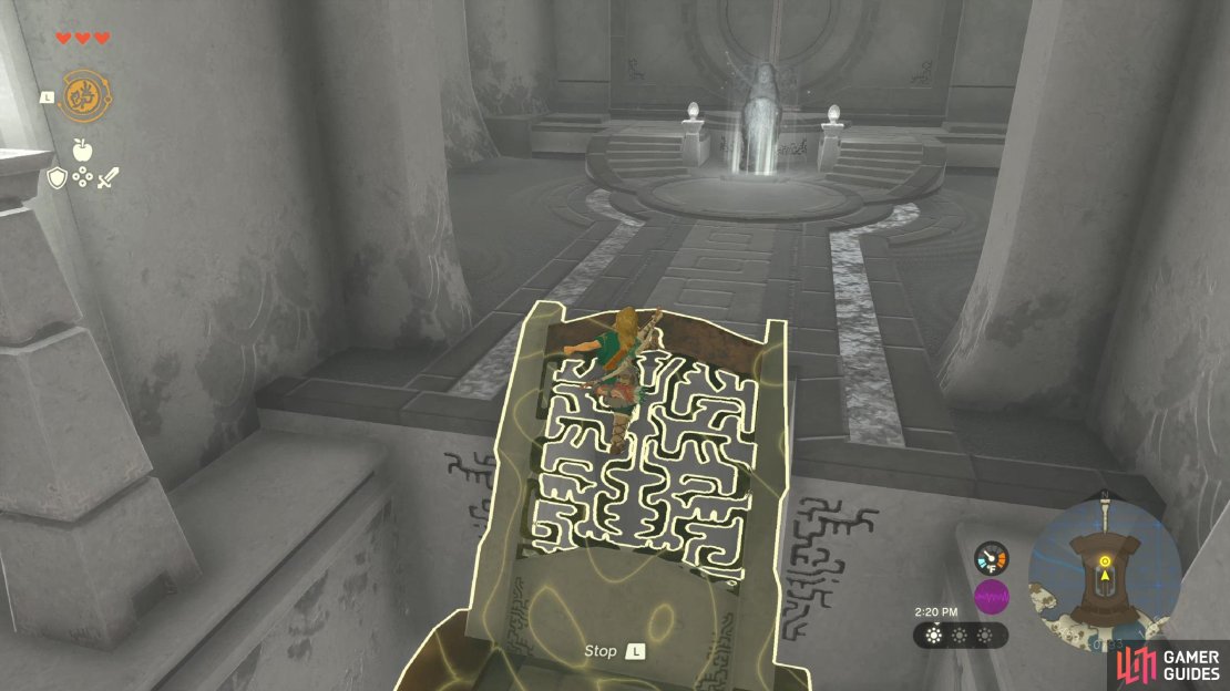After the third shrine you&rsquo;ll gain the Ascend and Recall abilities, the latter of which allows you to rewind the flow of time around an object.