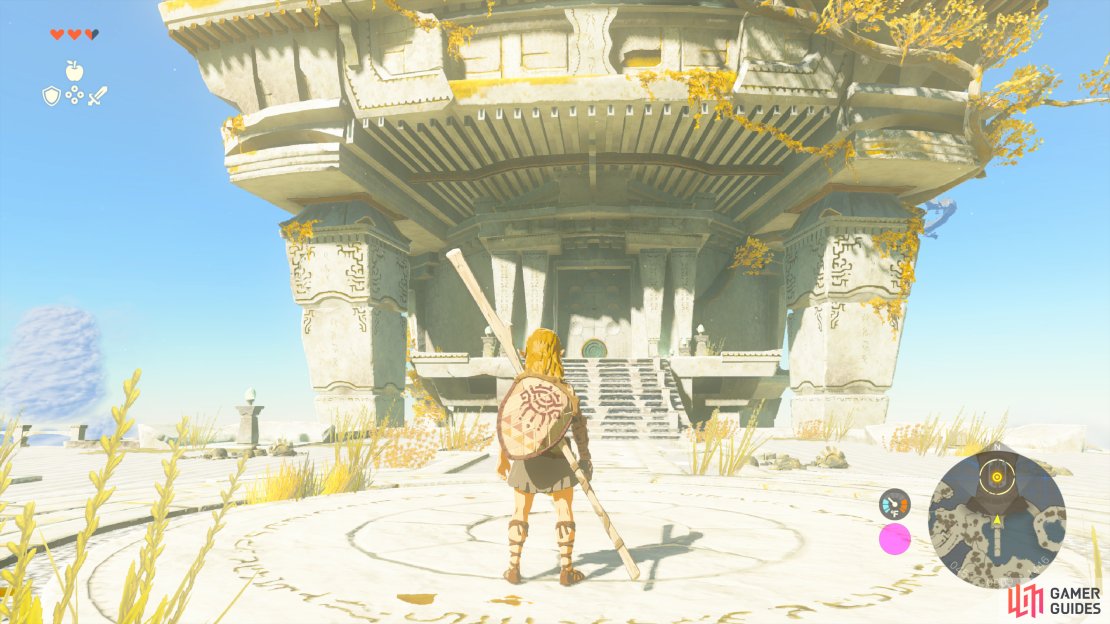 Your first major objective is to reach the Temple of Time, from which you&rsquo;ll be directed to three shrines across Great Sky Island.