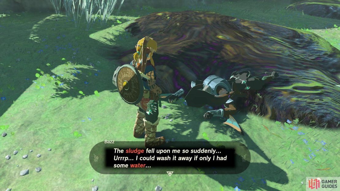 You&rsquo;ll find Bazz stuck in the muck near Upland Zorana Skyview Tower.