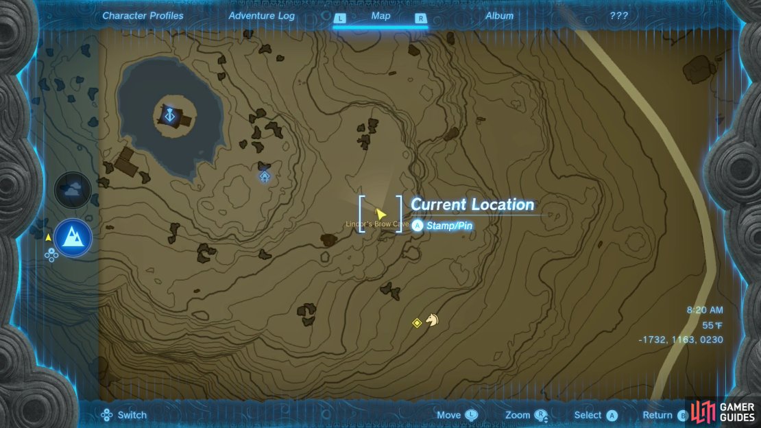 The Taki-ihaban Shrine can be found within Lindor&rsquo;s Brow Cave, both of which are southeast of Lindor&rsquo;s Brow Skyview Tower.