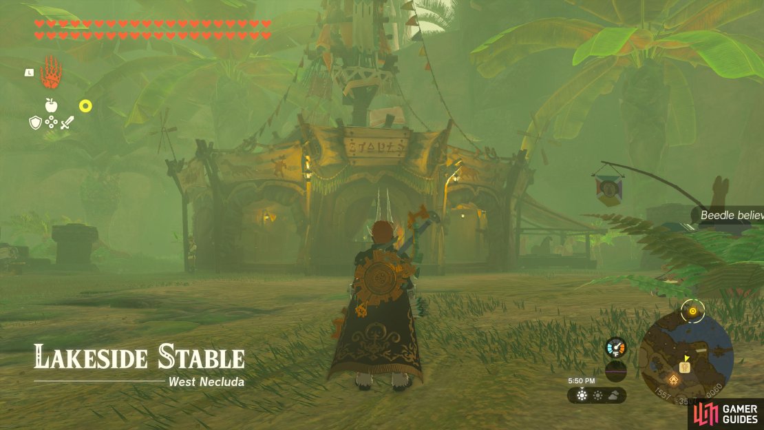 Lakeside Stable.