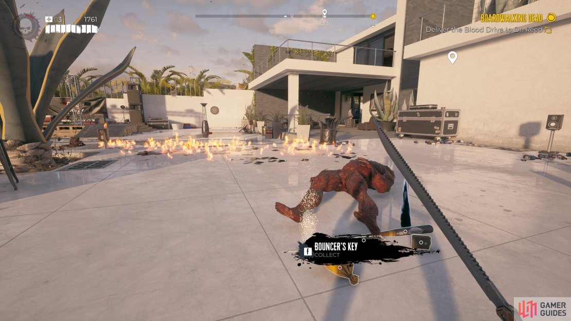 You can get the Bouncer&rsquo;s Keys from the Bouncer that spawns near the pool outside the lockbox&rsquo;s building.