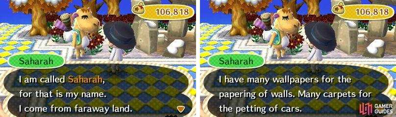 Saharah&rsquo;s exclusive wallpapers and carpets can&rsquo;t be reordered, so keep &rsquo;em safe.