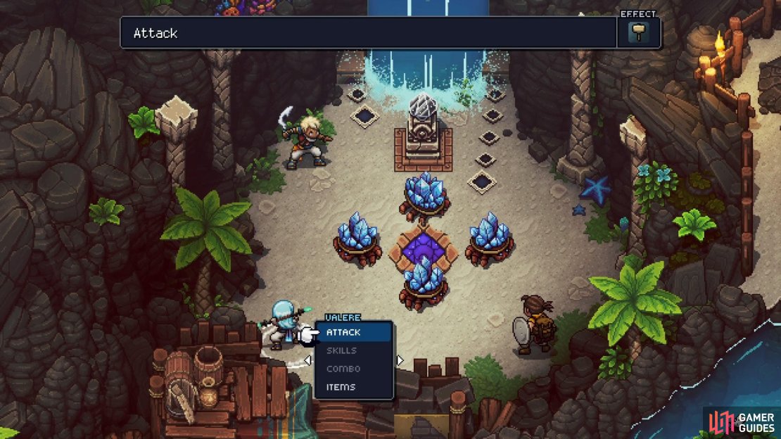 There will be some enemies by the Solstice Puzzle, so clear them out.