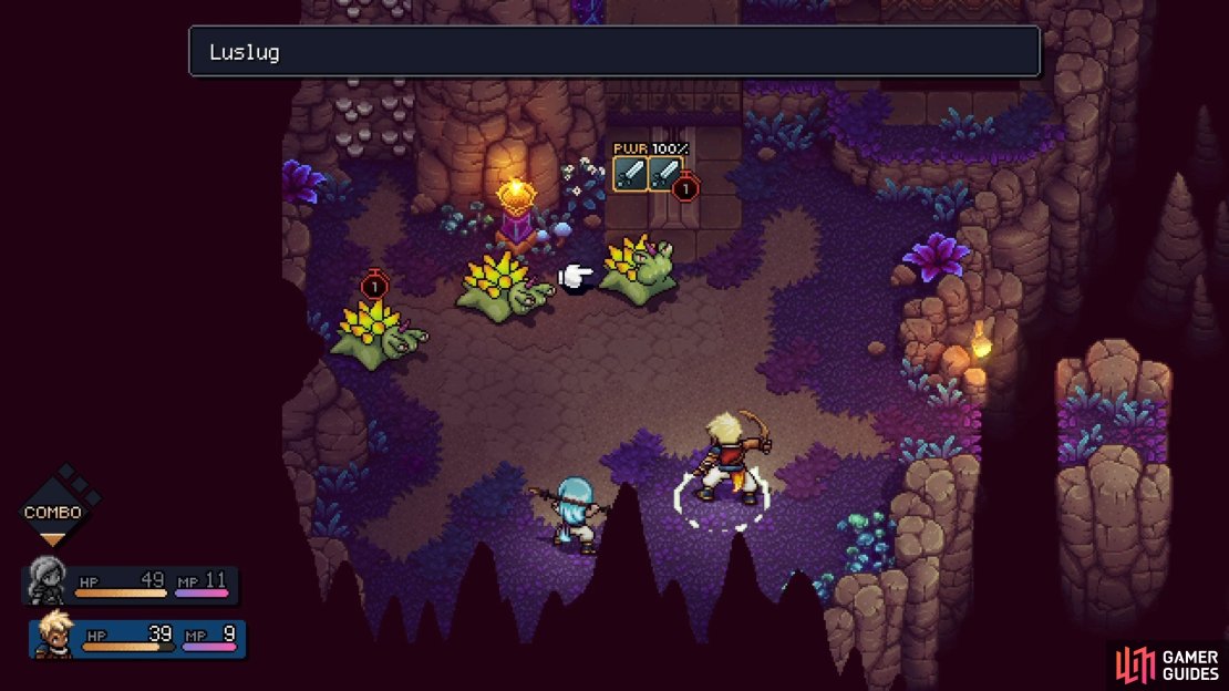 The Luslugs will have a special attack, so make sure to break those Locks.