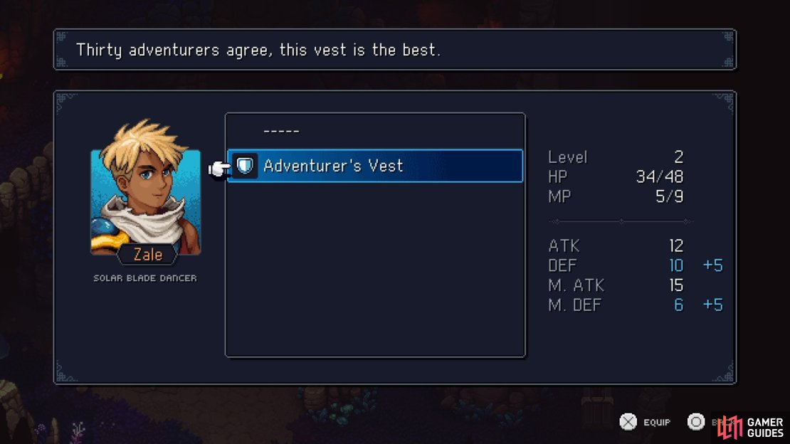 Don’t forget to equip the new items you get in the dungeon.