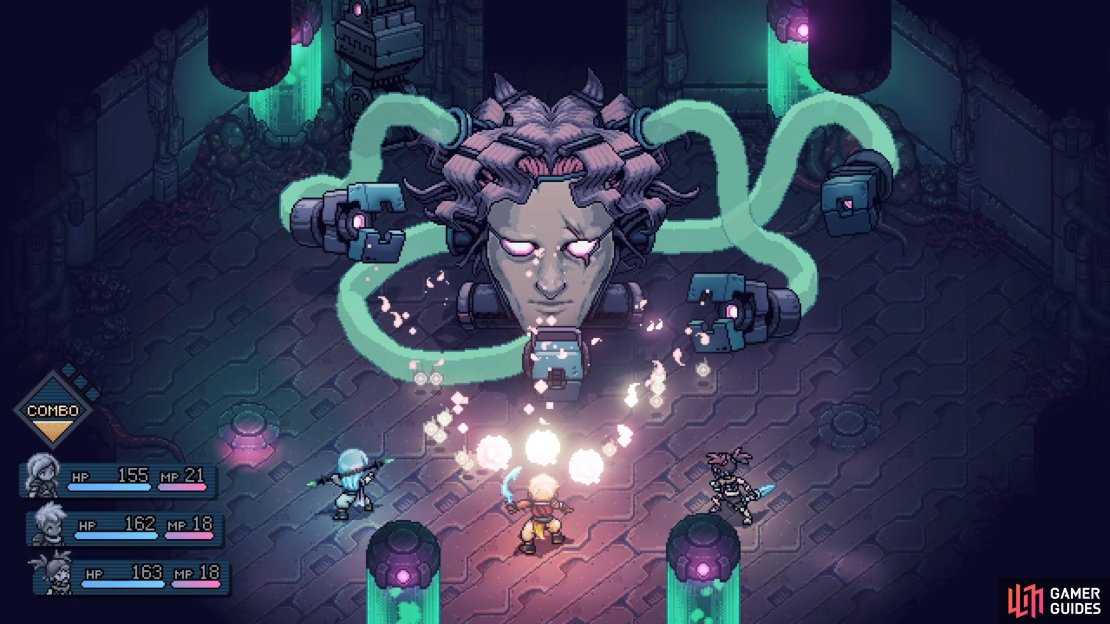 Energy Ball can hurt a little bit, but it only hits a single character.