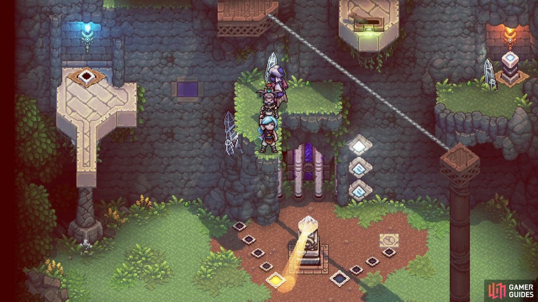 You will be going back and forth with the light during this shrine.