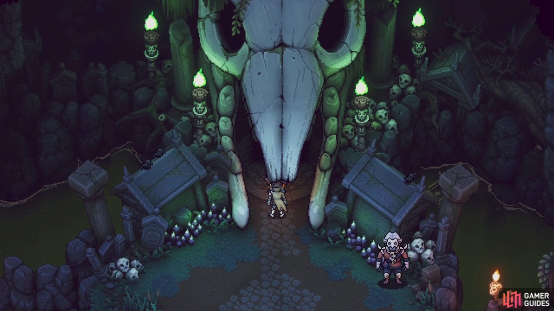 The entrance to the Necromancer&rsquo;s Lair certainly feels intimidating.