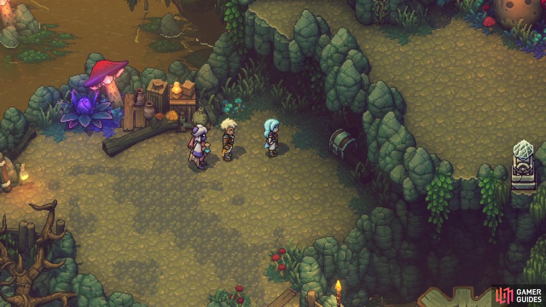 Question Pack #5 is right in plain sight as you pass through Songshroom Marsh.