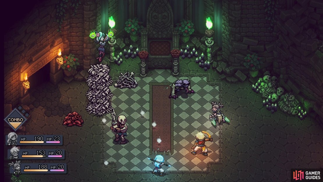 Romaya makes herself unable to be targeted when she uses Bone Pillar.