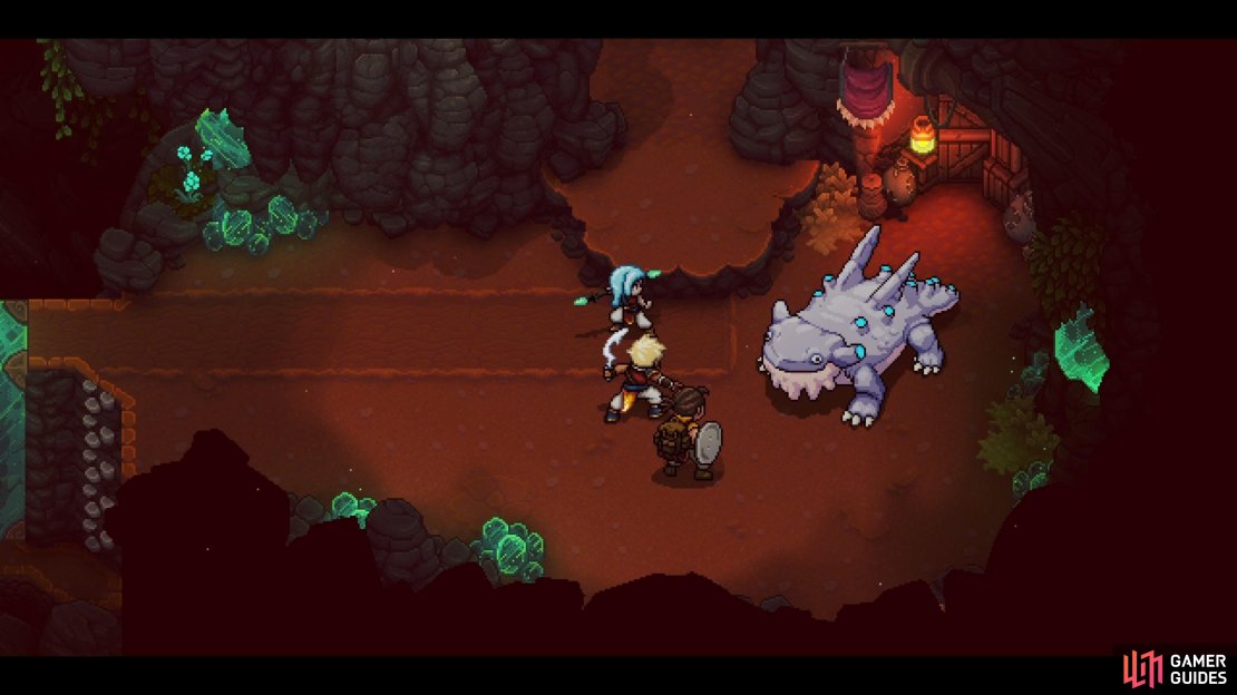 The Salamander will appear right after you get the Mistral Bracelet.