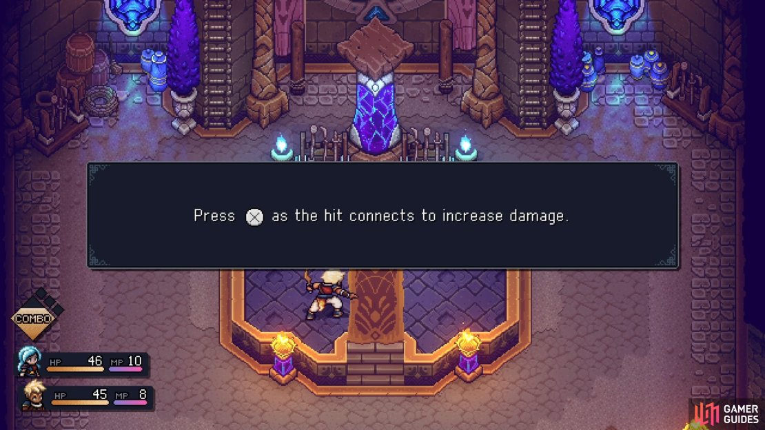 You&rsquo;ll want to hit the button right as your attack connects to get the second hit.