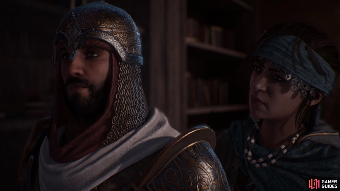 The Al-Rabisu investigation in Assassin&rsquo;s Creed Mirage. Pictured: Basim and Nehal.