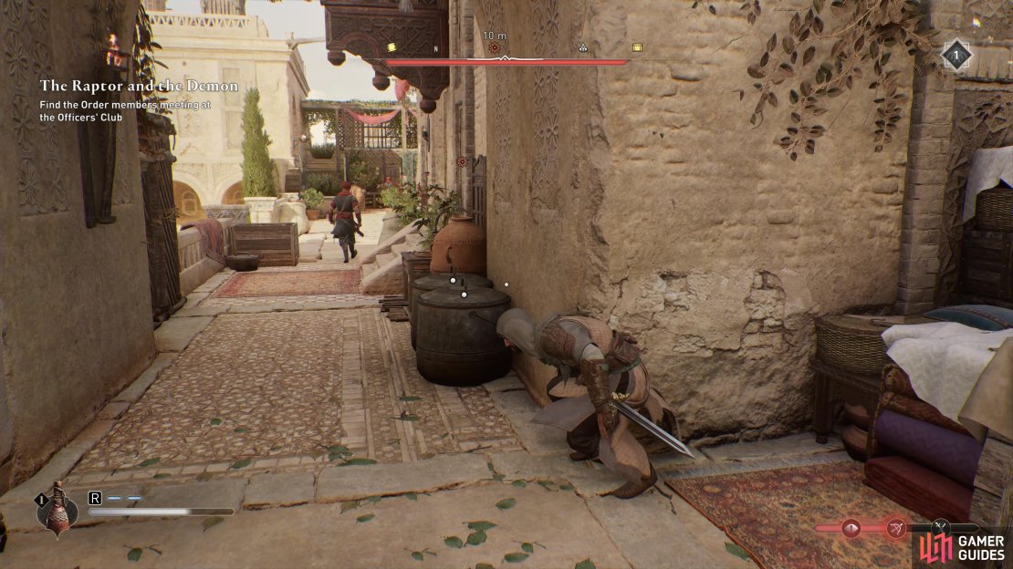 You&rsquo;ll find the door to the Officers&rsquo; Club locked when you first reach it.