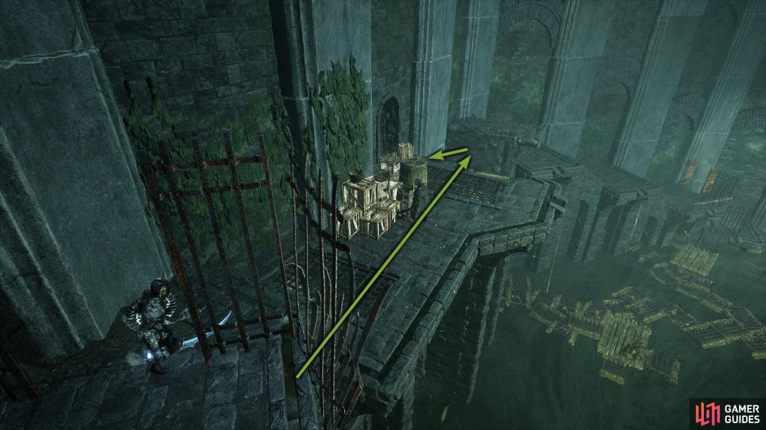 Head down the Cistern, run past the Mangler, and head left into the sewer area.