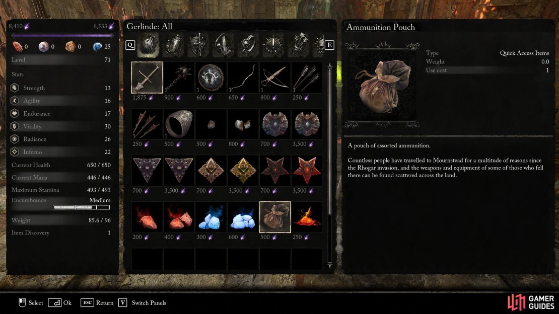 You can purchase various consumables from NPC merchants in Skyrest.