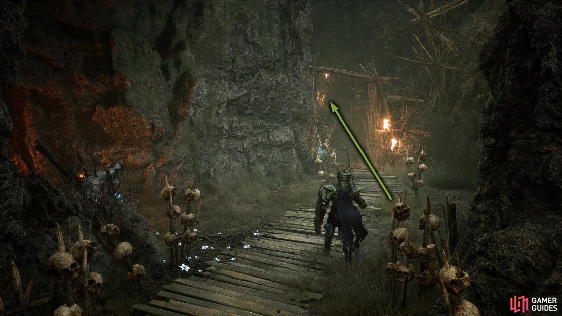 From the Valade Vestige, head through the doorway.