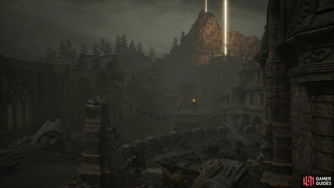 You can access the Upper City by the elevator in the Cistern, locked off until you beat the mini-boss in the area. You need to do this for the main storyline, and to progress a few other NPC side quests.