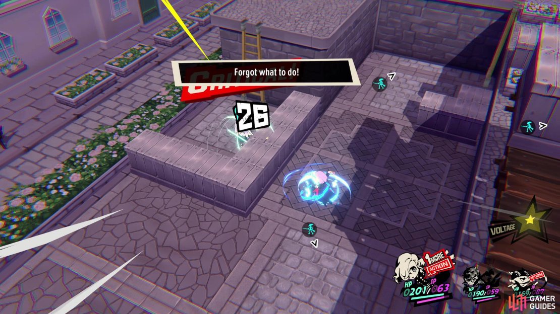 Erina&rsquo;s Partisan skills can inflict the Forget debuff, which prevents enemies from using actions for a turn.