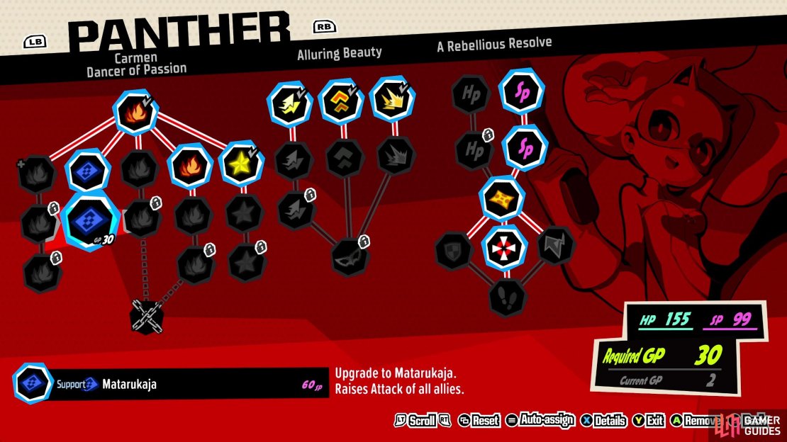 Ann&rsquo;s Matarukaja buff can help speed up this quest, and since she&rsquo;s a mandatory character who probably won&rsquo;t be able to reach any enemies on her first turn, getting this skill is advised.