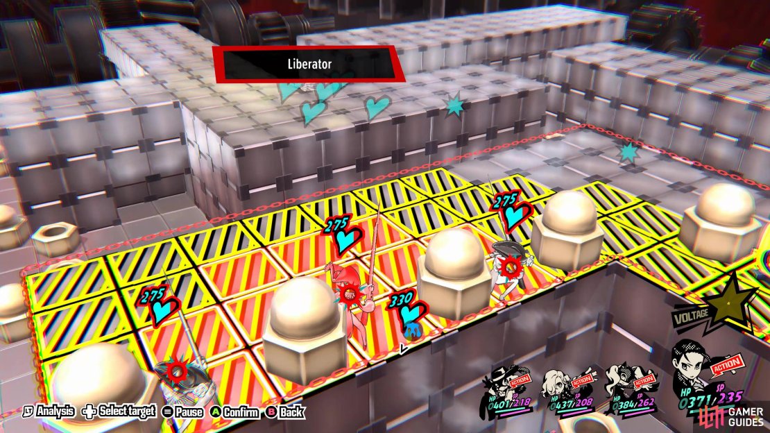Step 1: Select Toshiro and cast Liberator at the enemies on the ledge.