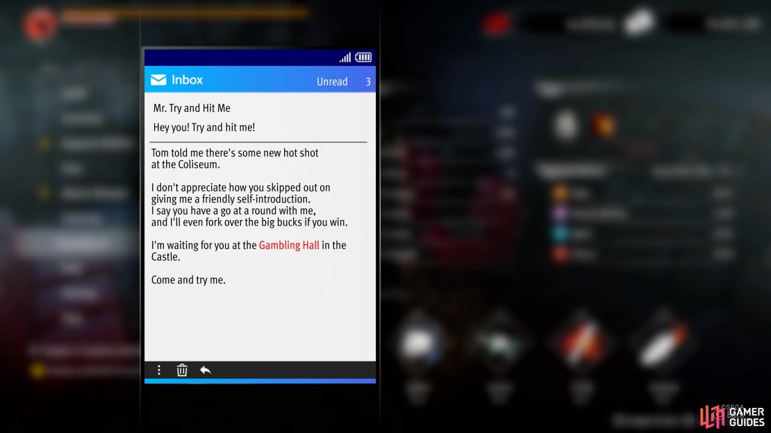 You will receive texts from both Try and Hit Me opponents.