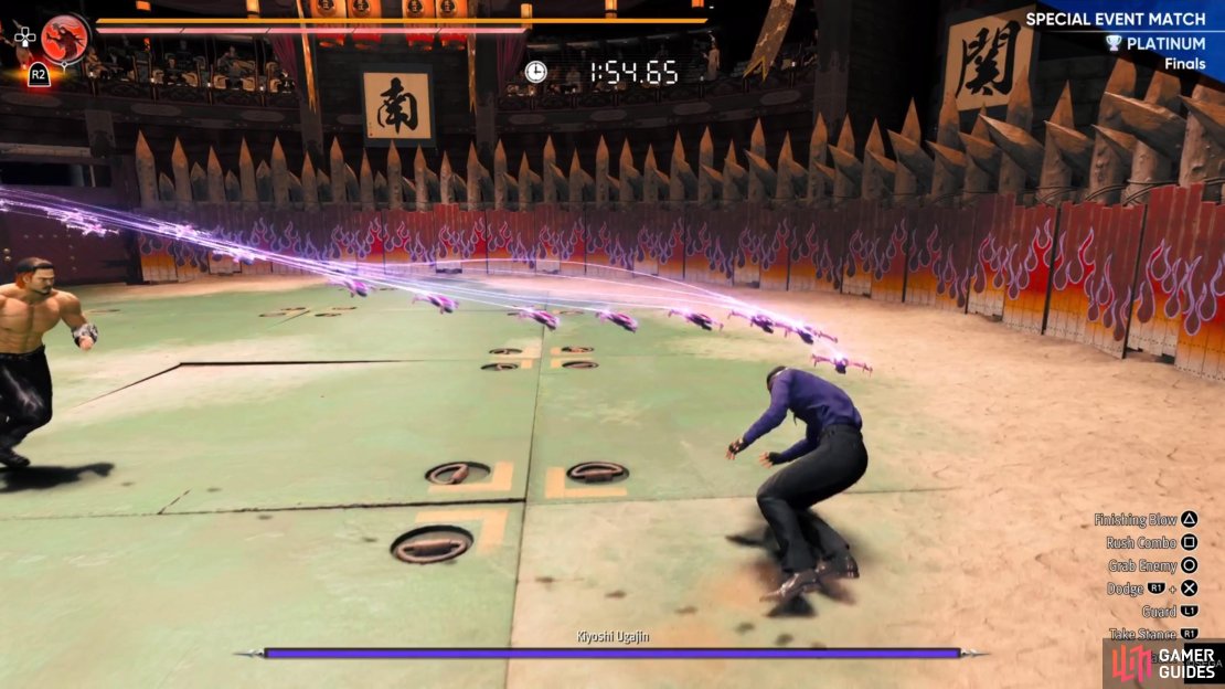 Ugajin has access to three of the four gadgets you do.