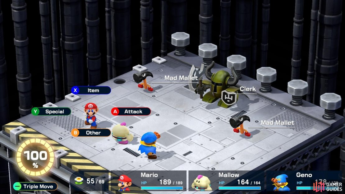 The Clerk is the weakest of the trio and comes with two Mad Mallets.