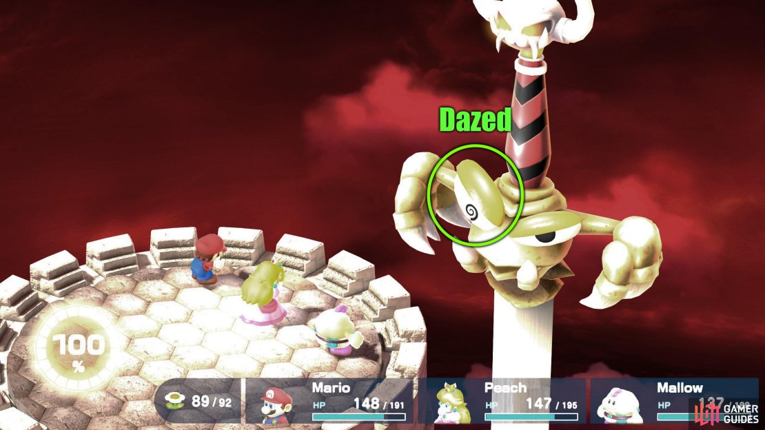 Attack Exor&rsquo;s eyes until they show the animation above. When both eyes are like this, Exor will be vulnerable to attacks.