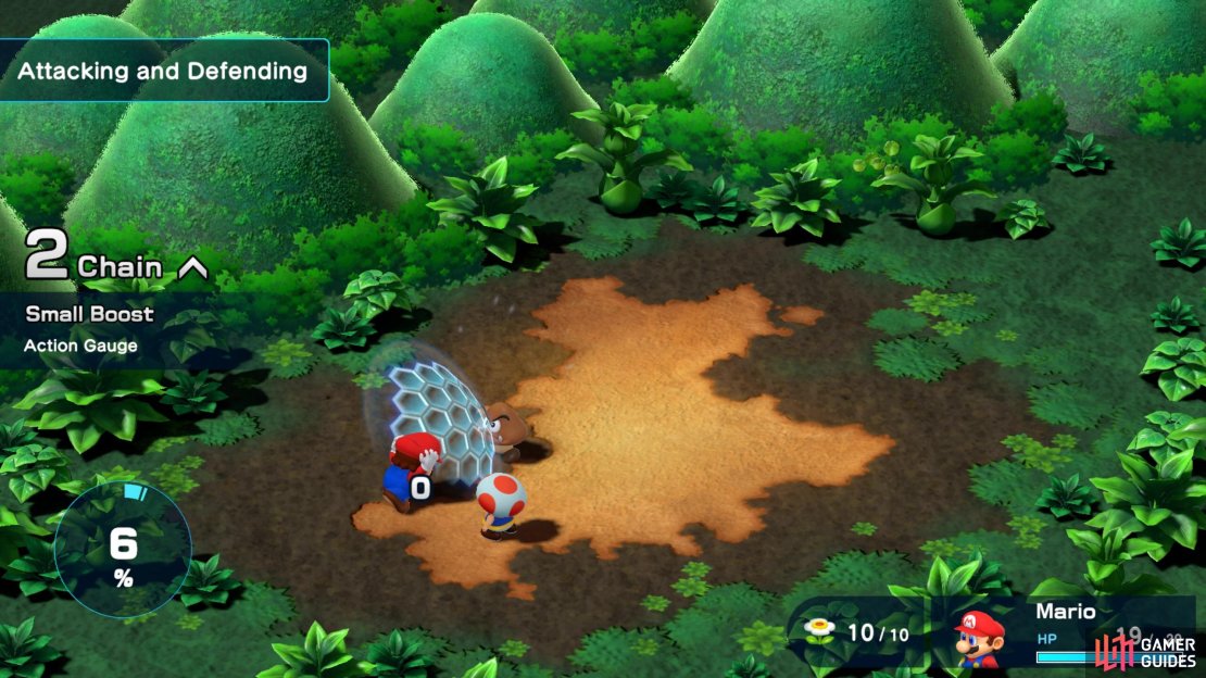 To defend an enemy&rsquo;s attack press the A or B button!