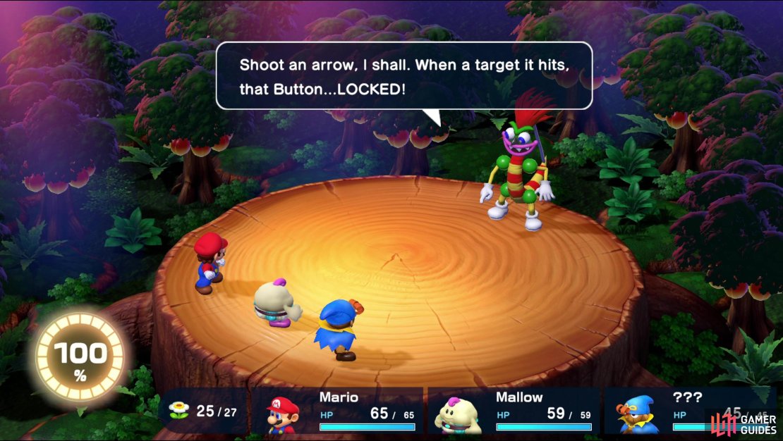 After your first turn, Bowyer will threaten to &ldquo;even the odds&rdquo; by disabling various buttons.