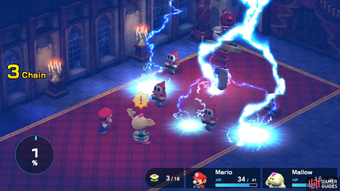Mallow is the MVP of this battle and you&rsquo;ll need to do everything in your power to keep those Thunderbolts coming!