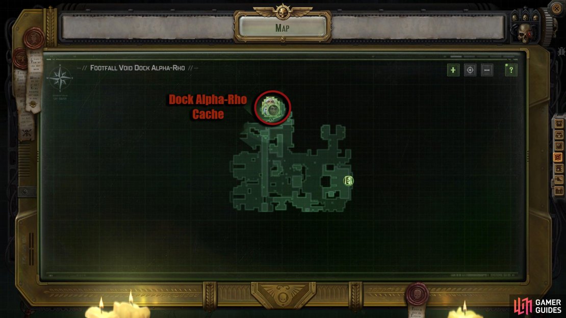 In the Void Dock, head to the northwest, where you&rsquo;ll find a restaurant of sorts.