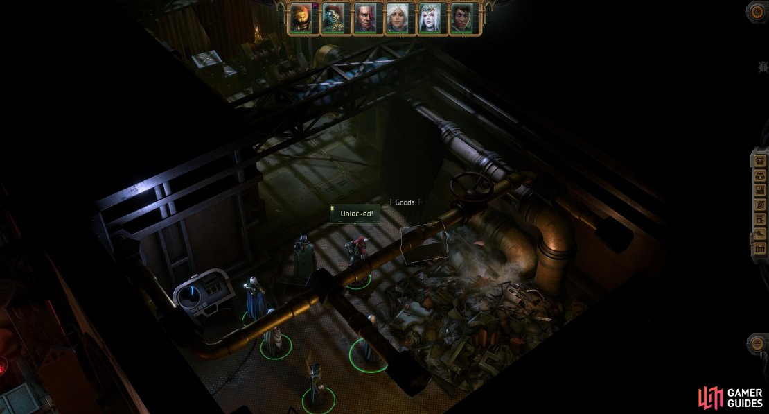 Open a locked chest,