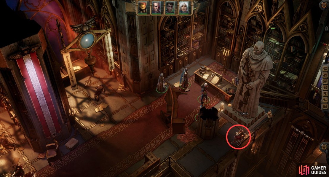 You can find several bits of noteworthy loot in the library, including the Mutated Flesh Sample,