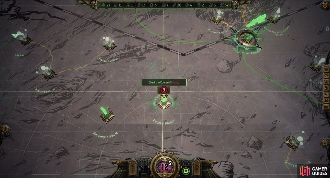 Some systems won&rsquo;t have set routes to them and you&rsquo;ll need to chart a custom route - you can also do this to create shortcuts between systems with established routes.